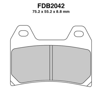 Pastiglie Ferodo FDB2042EFP per APRILIA Dorsoduro 750/00 10-11 e altri modelli Bremsbeläge Ferodo