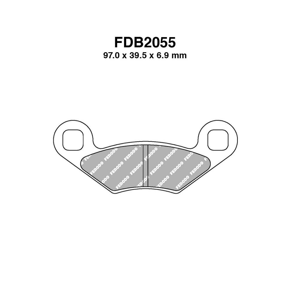 Ferodo Brake Pads FDB2055SG - FDB2055SG