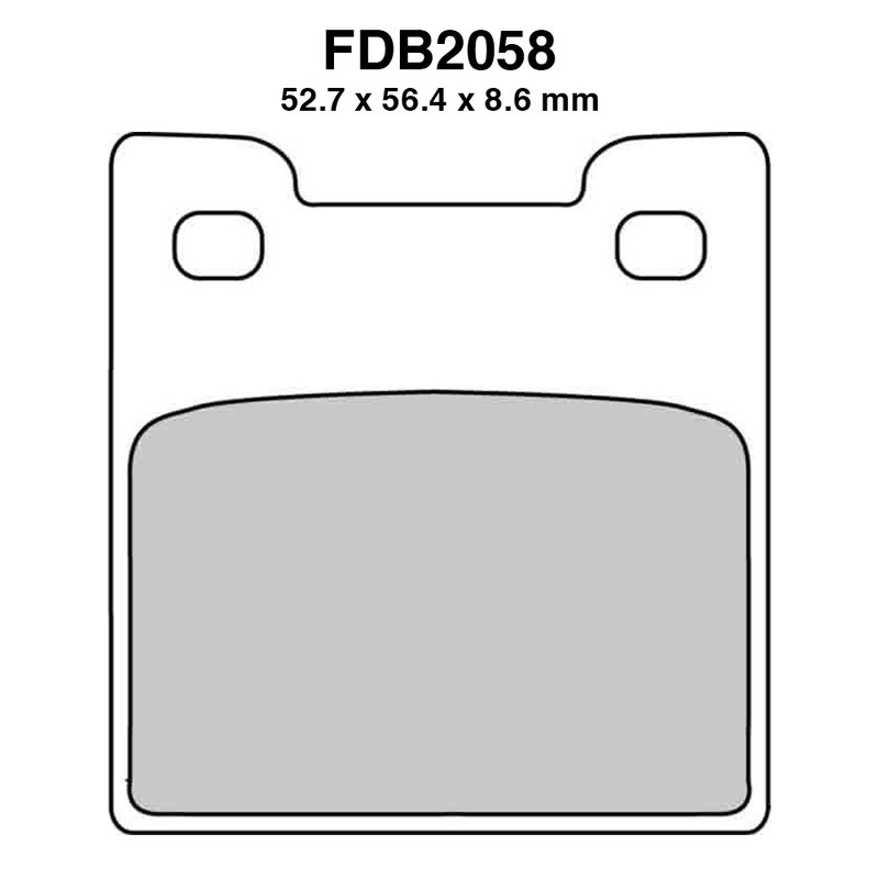 Ferodo Brake Pads FDB2058P for SUZUKI : RF RR 900 94-95 Brake Pads Ferodo