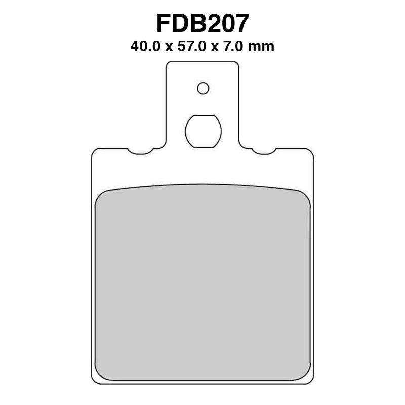 Ferodo Brake Pads FDB207EF for APRILIA AF1 Futura 125 93-03 and other model Brake Pads Ferodo