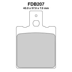 Ferodo Brake Pads FDB207EF for APRILIA AF1 Futura 125 93-03 and other model Brake Pads Ferodo