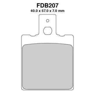 Ferodo Brake Pads FDB207EFP for APRILIA AF1 Futura 125 93-03 and other model Brake Pads Ferodo