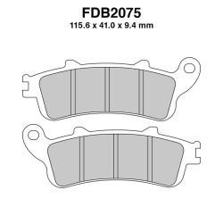 Pastiglie Ferodo FDB2075EF per HONDA Pantheon 125/150 00-06 e altri modelli Bremsbeläge Ferodo