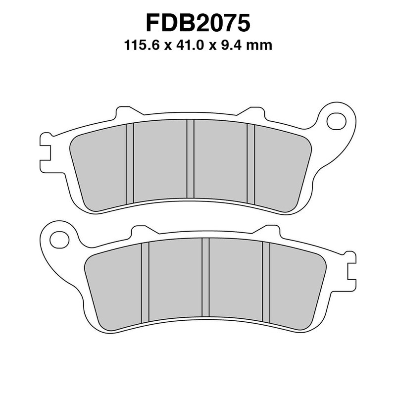 Ferodo Brake Pads FDB2075P for HONDA Pantheon 125/150 00-06 and other model Brake Pads Ferodo