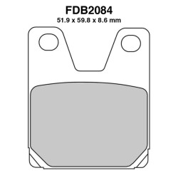 Ferodo Brake Pads FDB2084P for YAMAHA : YZF R1 00 98-01 YZF R7 750 99-01 Brake Pads Ferodo