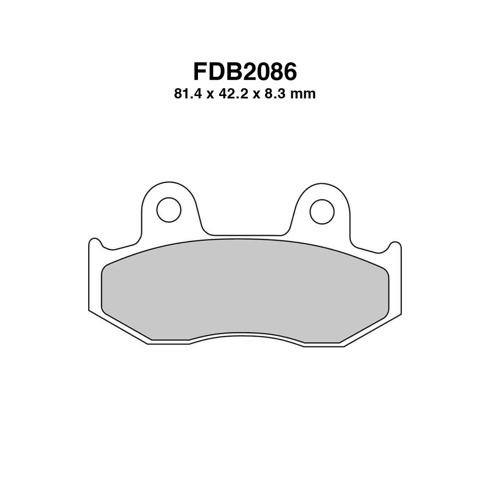 Ferodo Brake Pads FDB2086P - FDB2086P