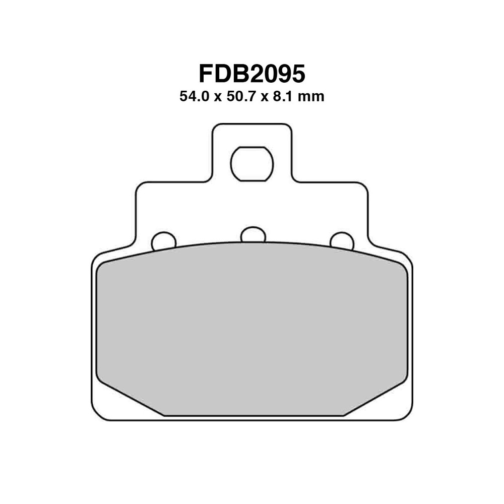 Ferodo Brake Pads FDB2095EF - FDB2095EF