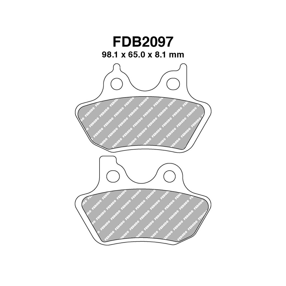 Ferodo Brake Pads FDB2097ST - FDB2097ST