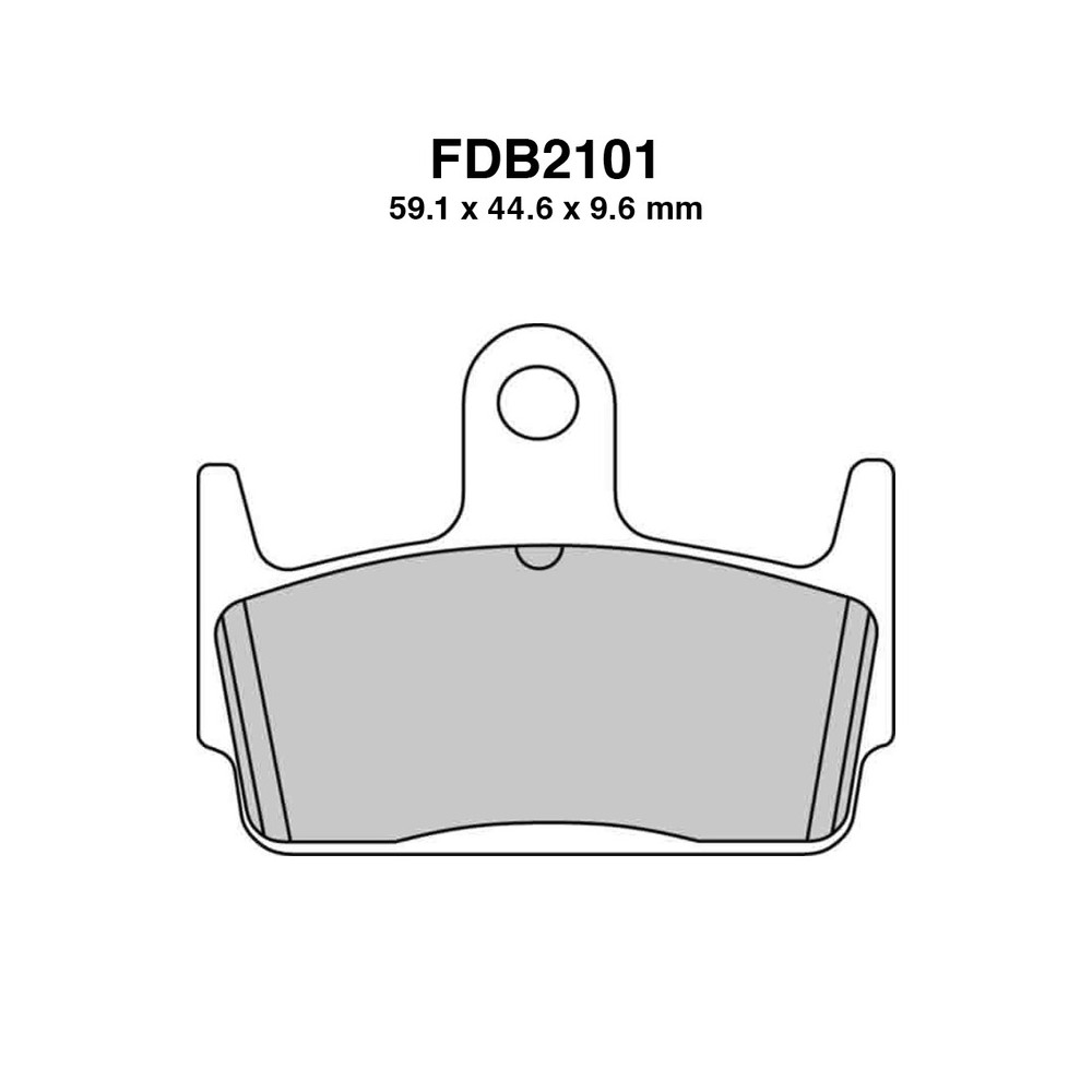 Ferodo Brake Pads FDB2101AG - FDB2101AG
