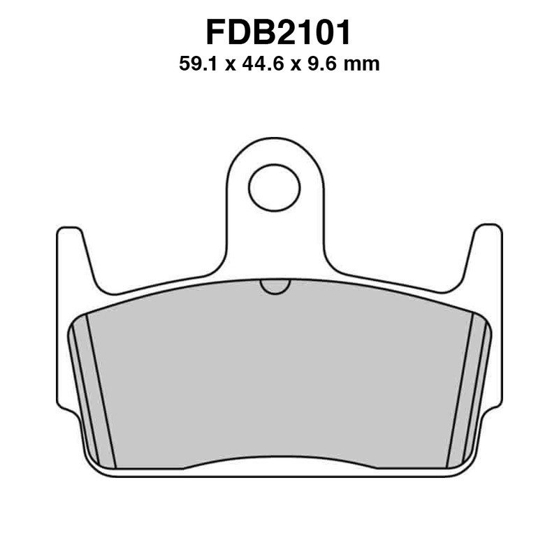 Ferodo Brake Pads FDB2101AG for HONDA : X8R X 50 98-98 X8R S 50 98-98 and other model Brake Pads Ferodo