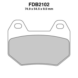 Ferodo Brake Pads FDB2102P - FDB2102P