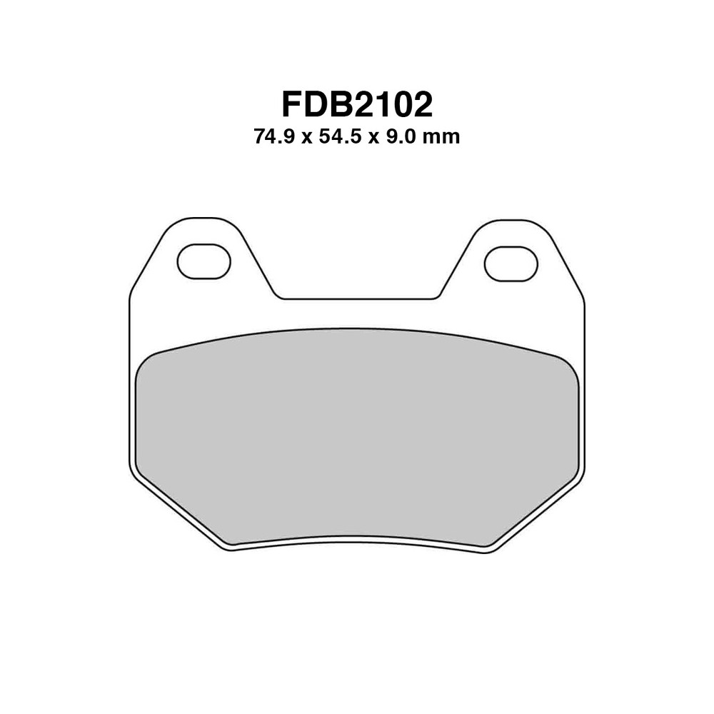 Ferodo Brake Pads FDB2102P - FDB2102P