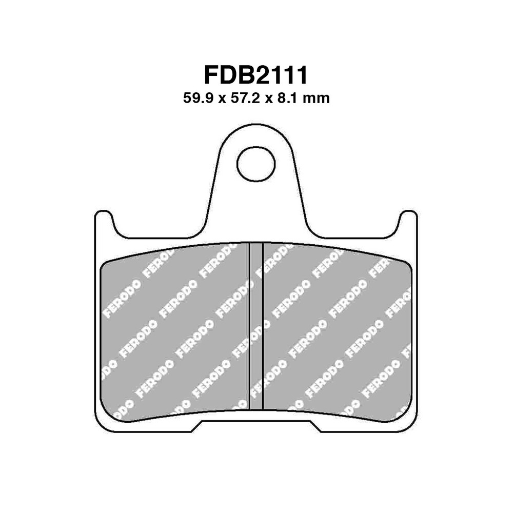 Ferodo Brake Pads FDB2111ST - FDB2111ST