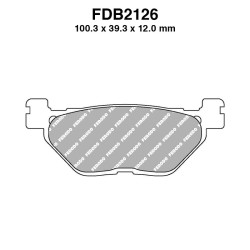 Pastiglie Ferodo FDB2126SM per YAMAHA T-Max 500 01-03 e altri modelli Pastillas de freno Ferodo