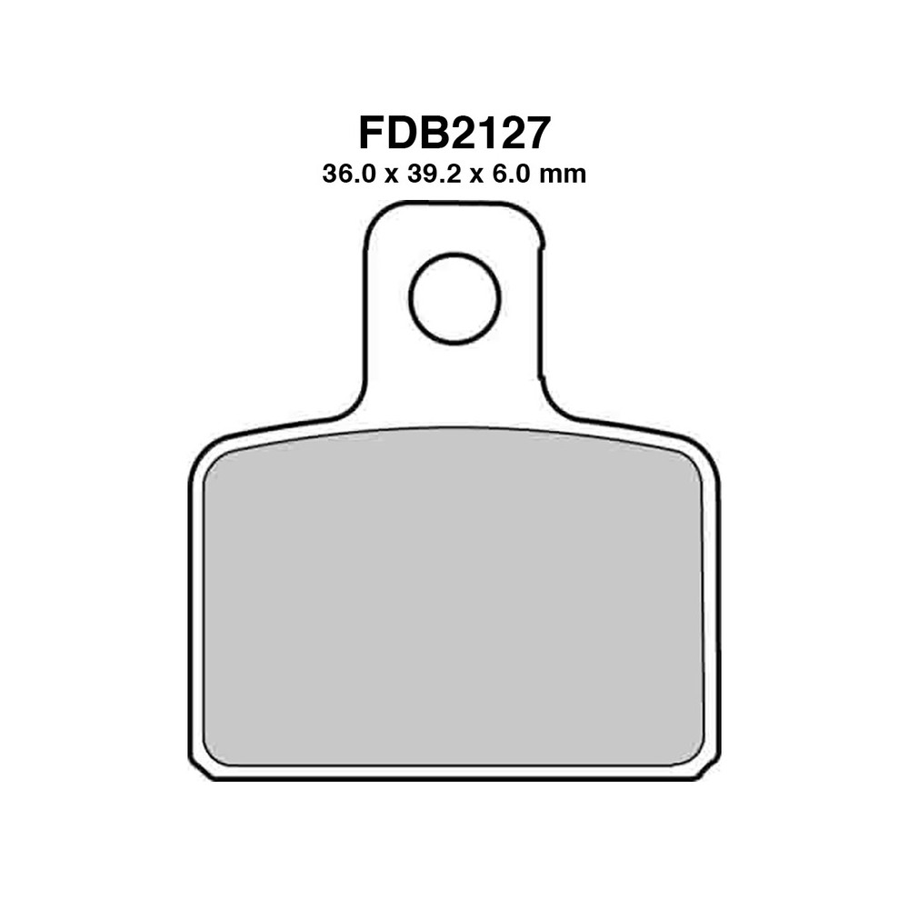 Pastiglie Ferodo FDB2127SG per BETA Minitrial 50 09-12 e altri modelli Pastiglie Freno Ferodo