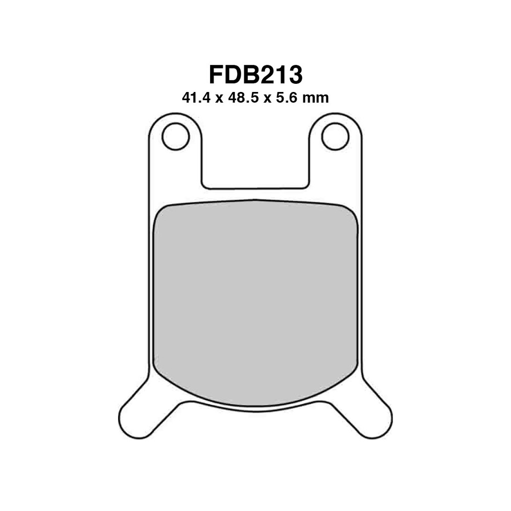 Pastiglie Ferodo FDB213P per BENELLI 254 79 e altri modelli Bremsbeläge Ferodo