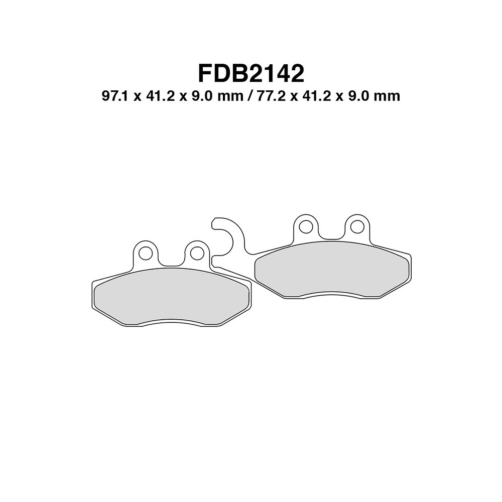 Ferodo Brake Pads FDB2142ST - FDB2142ST
