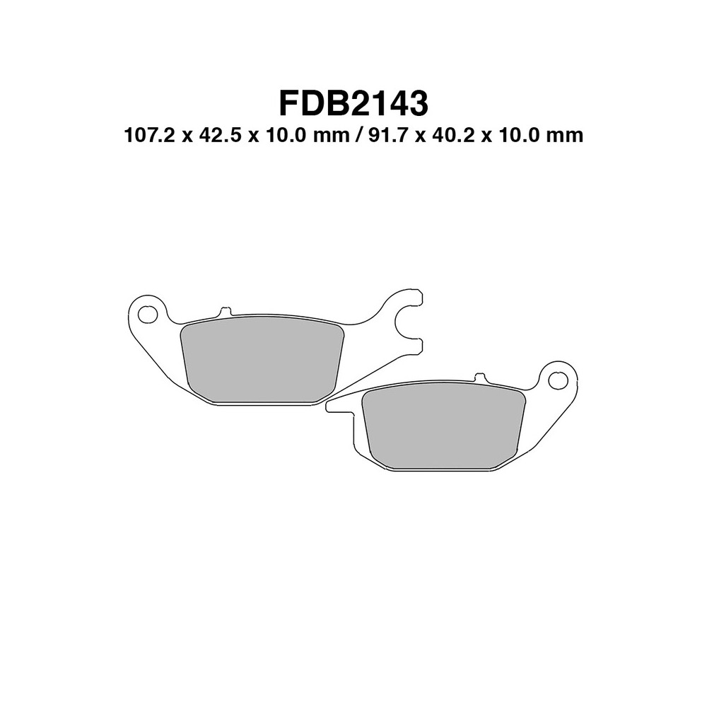 Ferodo Brake Pads FDB2143EF - FDB2143EF
