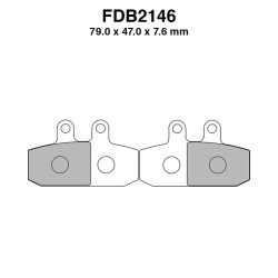 Pastiglie Ferodo FDB2146P per APRILIA : Atlantic 500 01-01 Pastiglie Freno Ferodo
