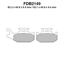 Ferodo Brake Pads FDB2149SG - FDB2149SG