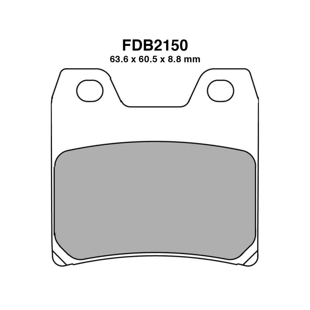 Ferodo Brake Pads FDB2150ST for YAMAHA : FZS Fazer 00 01-05 XJR 00 01-01 Brake Pads Ferodo