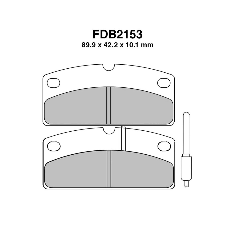 Ferodo Brake Pads FDB2153P4PZ X Pack - FDB2153P