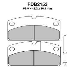Ferodo Brake Pads FDB2153P4PZ X Pack for PIAGGIO : PK Motocarro 500 06-08 M Minicar 500 06-08 Brake Pads Ferodo