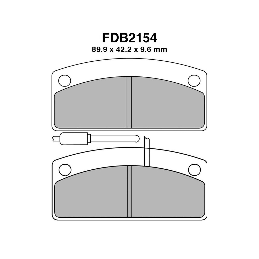 Ferodo Brake Pads FDB2154P4PZ X Pack - FDB2154P