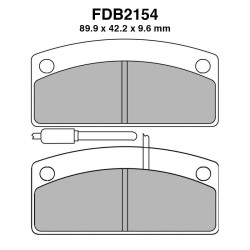 Pastiglie Ferodo FDB2154P -4PZ X Conf. Plaquettes de frein Ferodo