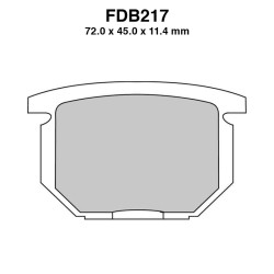 Ferodo Brake Pads FDB217P - FDB217P