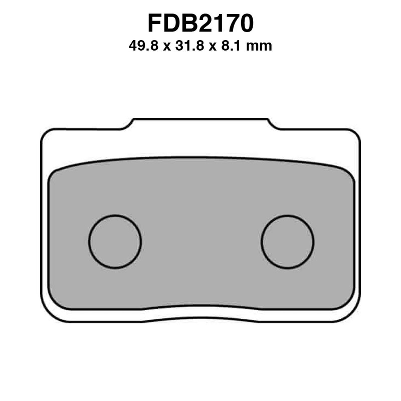 Pastiglie Ferodo FDB2170P Pastillas de freno Ferodo