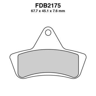 Ferodo Brake Pads FDB2175SG for ARCTIC CAT /Bear Cat 2x4/4X4 450 96-00 and other model Brake Pads Ferodo