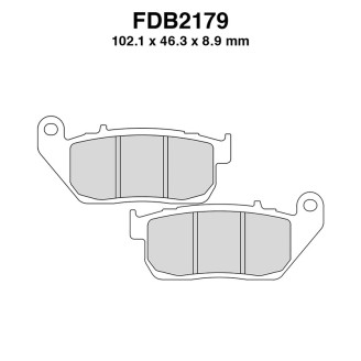 Ferodo Brake Pads FDB2180ST for HARLEY DAVIDSON XL R Sportster 883 05-13 and other model Brake Pads Ferodo