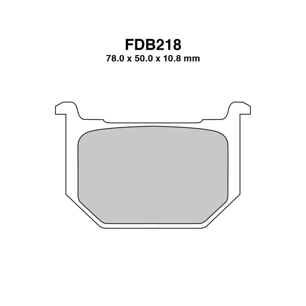 Ferodo Brake Pads FDB218P for SUZUKI GN F 250 83-97 and other model Brake Pads Ferodo