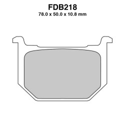Pastiglie Ferodo FDB218P per SUZUKI GN F 250 83-97 e altri modelli Bremsbeläge Ferodo