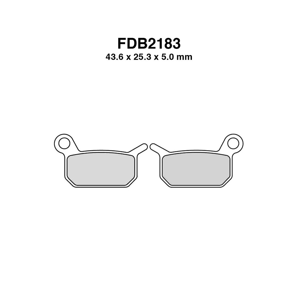 Ferodo Brake Pads FDB2183SG for HUSQVARNA CR/SM 50 10-13 and other model Brake Pads Ferodo
