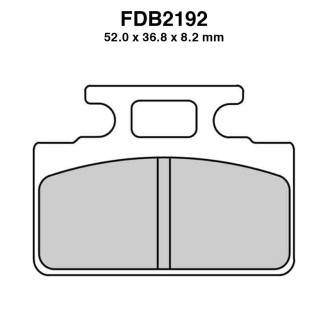 Ferodo Brake Pads FDB2192AG for HONDA NH Lead 50 88-92 and other model Brake Pads Ferodo