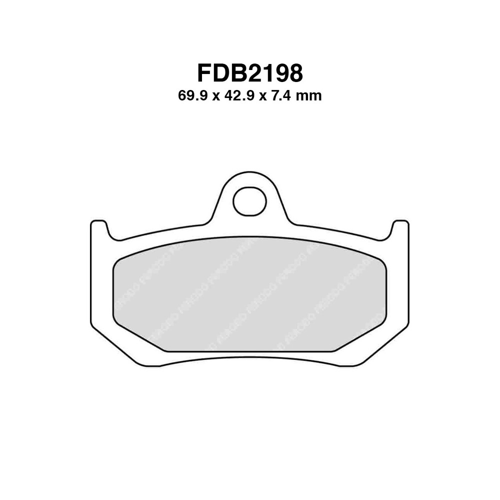 Ferodo Brake Pads FDB2198ST - FDB2198ST