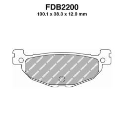 Pastiglie Ferodo FDB2200P per MBK Skyliner 400 04-08 e altri modelli Bremsbeläge Ferodo