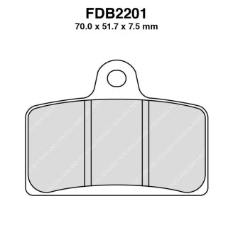 Ferodo Brake Pads FDB2201ST for APRILIA RS4 50/125 4T 11-17 and other model Brake Pads Ferodo