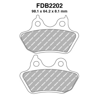 Ferodo Brake Pads FDB2202P for HARLEY DAVIDSON FLSTSC Springer Softail Classic 84 06-07 and other model Brake Pads Ferodo