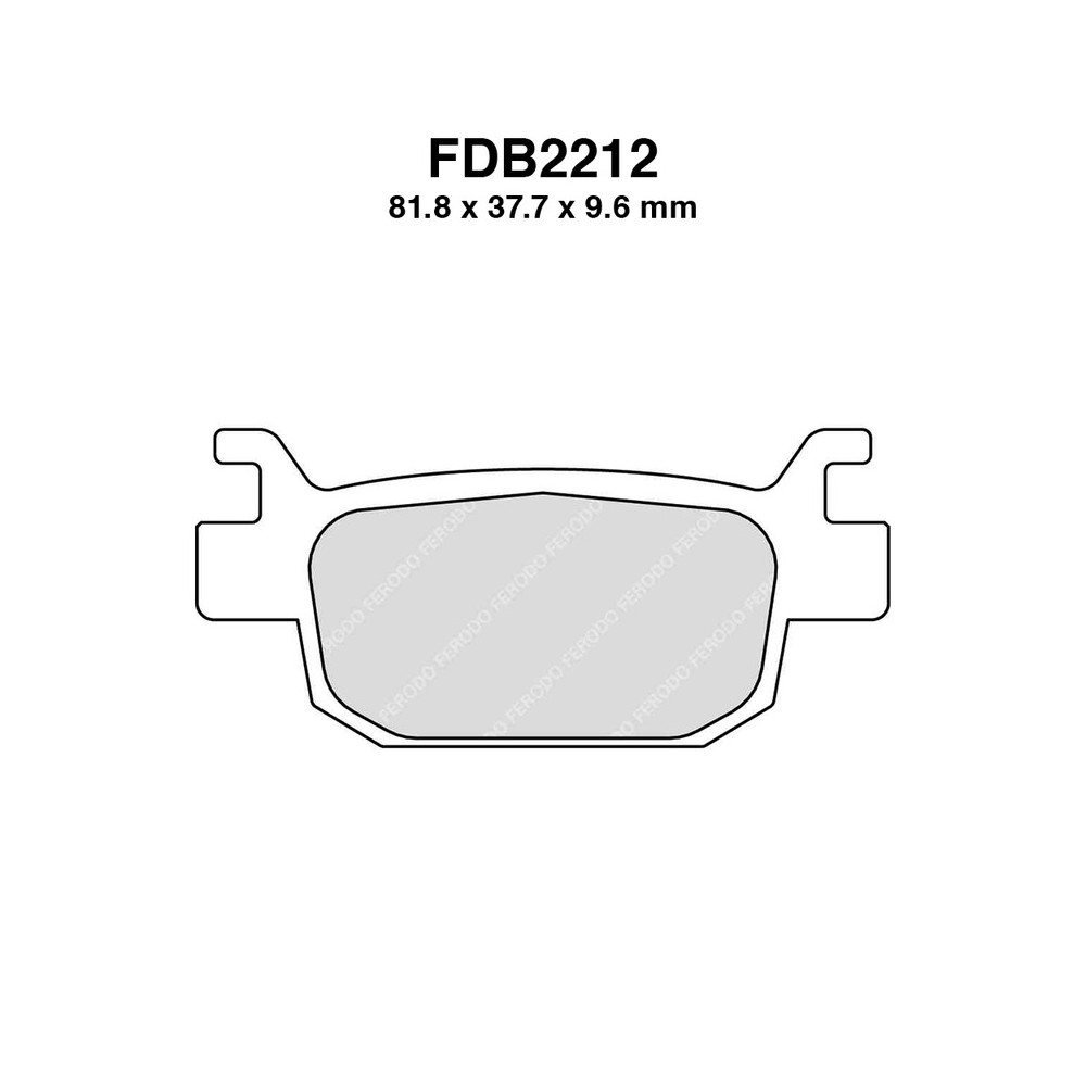 Ferodo Brake Pads FDB2212ST - FDB2212ST