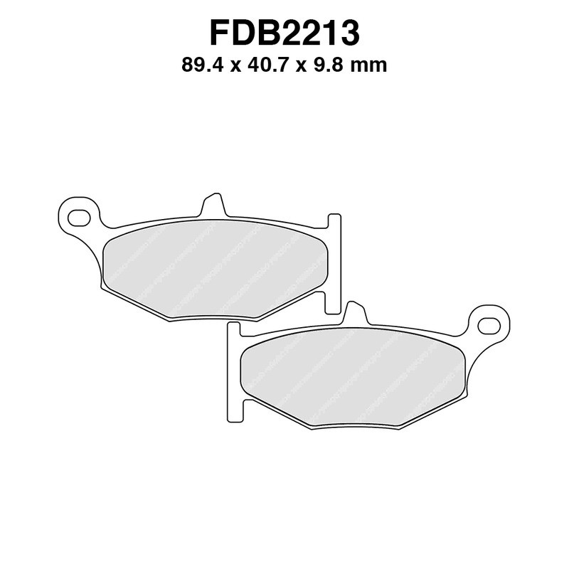 Pastiglie Ferodo FDB2213P per SUZUKI GSX-R 600/750 06-10 e altri modelli Bremsbeläge Ferodo