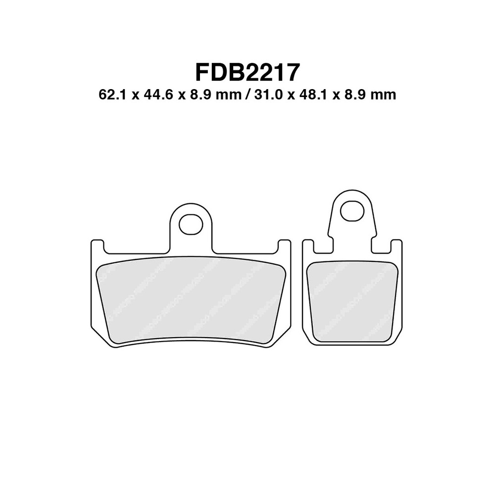 Ferodo Brake Pads FDB2217ST4PZ X Pack - FDB2217ST