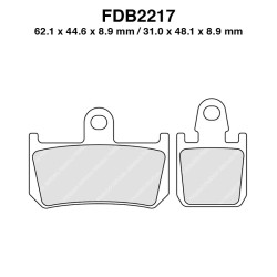 Ferodo Brake Pads FDB2217ST4PZ X Pack for YAMAHA : YZF R1 00 07-14 V-Max 80 09-09 MT-01 70 07-07 Brake Pads Ferodo