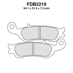 Pastiglie Ferodo FDB2219SG per YAMAHA : YZ F 450 16-16 YZ F 450 08-08 YZ F 250 16-16 YZ F 250 07-07 YZ 250 08-08 YZ 125 08-08 Bremsbeläge Ferodo