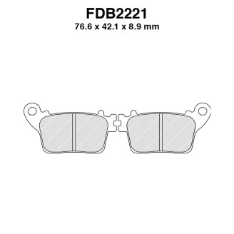 Ferodo Brake Pads FDB2079ST for HONDA CBR900RR Fireblade 00-03 and other model Brake Pads Ferodo
