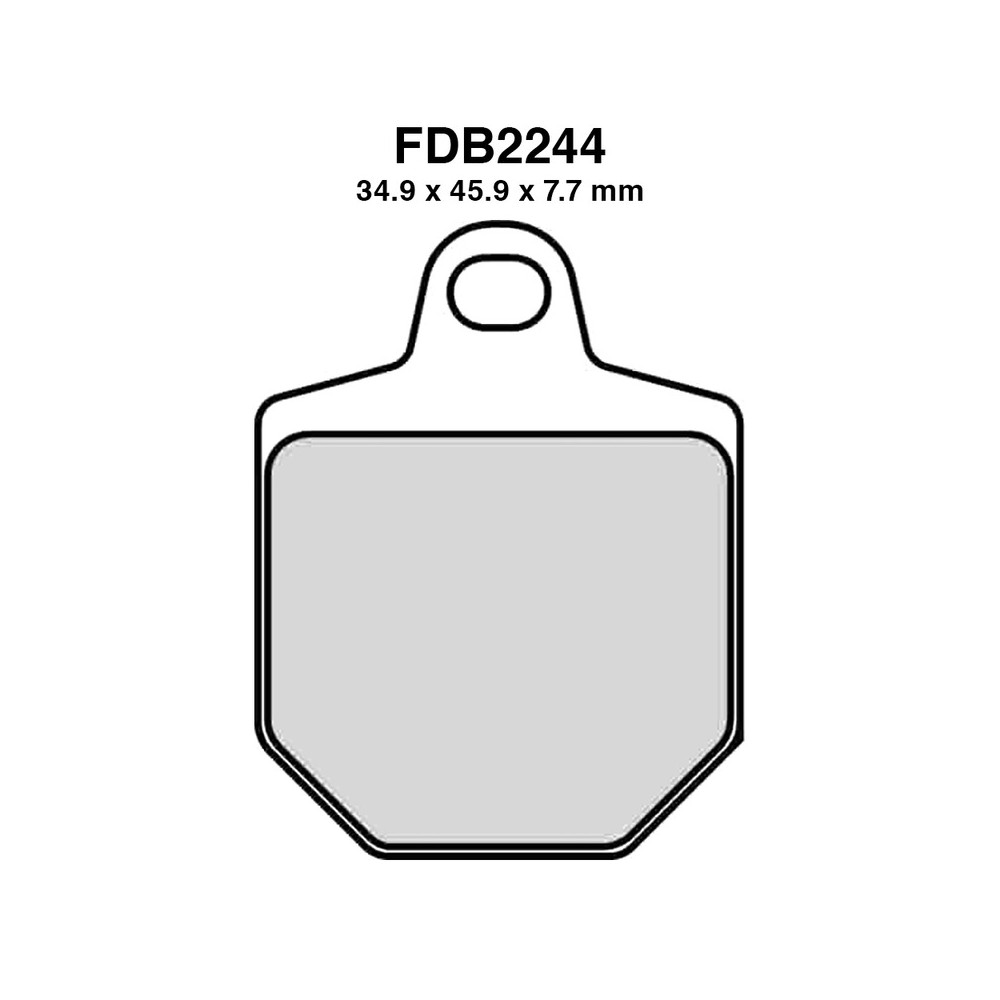 Ferodo Brake Pads FDB2244ST4PZ X Pack - FDB2244ST