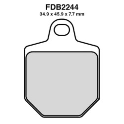 Pastiglie Ferodo FDB2244ST -4PZ X Conf. per KTM : SMR 560 07-07 SMR 450 07-07 Pastillas de freno Ferodo