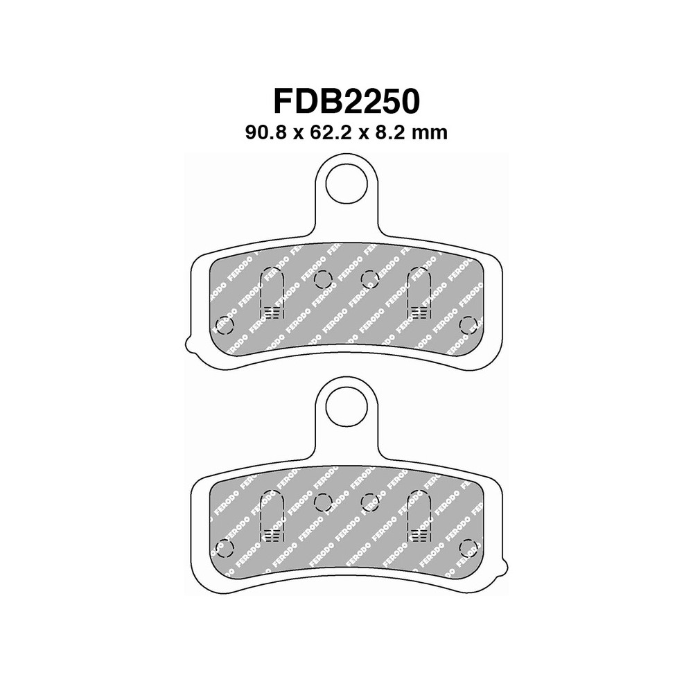 Ferodo Brake Pads FDB2250ST - FDB2250ST